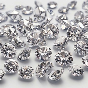 Diamants synthétiques en vrac de type Star Melee, taille ronde, couleur D, clarté VVS, fabriqués en laboratoire, type 2A, certifiés IGI, polis, lot mixte pour bijoux M - Product Image 2