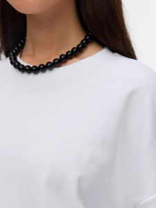 Camisetas sueltas de mujer con cuello redondo de Color sólido de alta calidad, ropa de verano de alta calidad, camisetas femeninas - Product Image 6