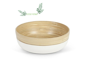 Cuenco de bambú hilado de primera calidad para decoración de cocina/ensaladera hilada de bambú hecha en Vietnam por Eco2go Vietnam - Product Image 3