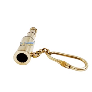 Nautical Brass Telescope Handcrafted Keychain for Bike <b>Car</b> Home Keyring Christmas Gift Best Gift for Her/Him - Product Image 4