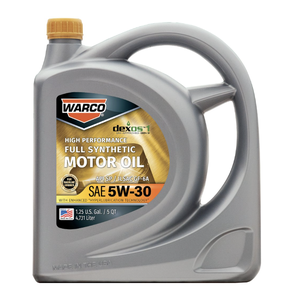 น้ำมันเครื่องสังเคราะห์แท้ WARCO Dexos1 GEN 3 ป้องกันการสึกหรอ SAE 5W-30 บรรจุ 3 ขวด ขนาด 5 ควอร์ต - Product Image 1