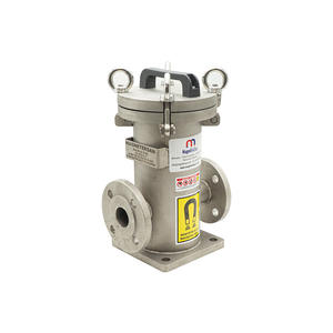 Séparateur magnétique en ligne Magneteksan DN40 à haut flux, 10000 Gauss, grade N35, tolérance 1 %, filtre en acier inoxydable pour liquides - Product Image 2