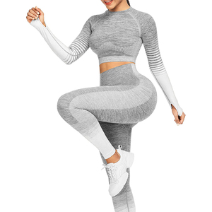 High Quality Women's Fitness Sports Workout Leggings Breathable Polyester/Spandex Knitted Fabric Digital Print Yoga Running - Product Image 1