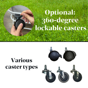 Vente en gros de chariot de stockage de planche en fer pliable à 2 niveaux chariot en vrac pour chariots à main et chariots - Product Image 6