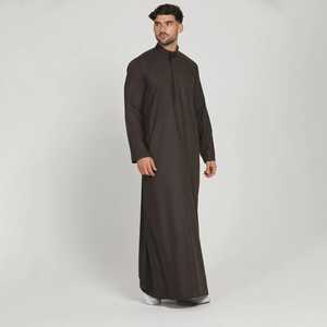 Thobe ethnique pour hommes 2025, dernière collection, thobe/jubba arabe pour hommes, robe musulmane, robe d'Arabie Saoudite - Product Image 4