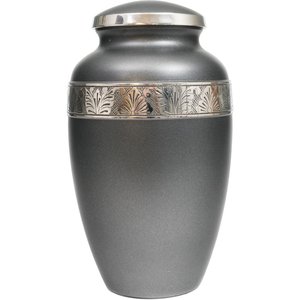 Urne en métal aluminium fini en bois pour cendres Urnes de crémation en laiton faites à la main décoratives et design antiques pour cendres - Product Image 6