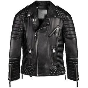Ropa de hombre, mejor diseño, ropa de carreras, chaquetas de moto de manga larga, chaquetas de moto de cuero de alta calidad para hombre, chaquetas de moto de cuero a la moda - Product Image 1
