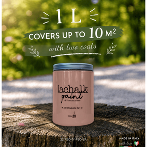 Peinture à la craie hybride LaChalk 1lt Rose floral intense Mat pour meubles et décoration intérieure - Product Image 2