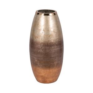 Sagebrook Home, jarrón de cristal de hierro curvo moderno, sala de estar decorativo para centro de mesa, comedor, entrada para flores - Product Image 2