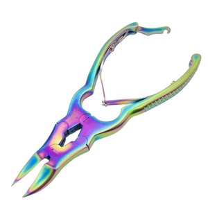 Cantilever <b>Nail</b> Cutting Nipper Barrel Spring Concave Angled Sharp Edge <b>Clipper</b> <b>for</b> <b>Thick</b> <b>Nails</b> Stainless Steel Smooth Handle - Product Image 5