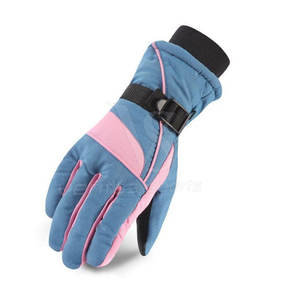Guantes de Esquí Dobles Negros para Adultos, Guantes de Invierno para la Nieve, Impermeables y Resistentes al Desgaste, con Guantes Interiores - Product Image 3