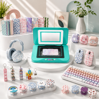 Machine de presse à transfert thermique universelle multifonctionnelle pour coques de téléphone personnalisées, idéale pour les boutiques de téléphonie mobile et d'accessoires
