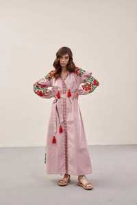 2023 blusa informal ucraniana/Top impresionante bordado bohemio mangas largas anchas cuello redondo tejido ecológico bajo precio de fábrica - Product Image 5