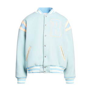 Vestes Varisty à épaules tombantes Veste Letterman Collage Tendance Veste universitaire baseball surdimensionnée pour unisexe - Product Image 5