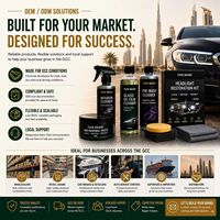 Kit de Restauration de Phares OEM à Marque Privée, Emballage Personnalisé Anglais-Arabe pour Distributeurs des Émirats Arabes Unis et d'Arabie Saoudite