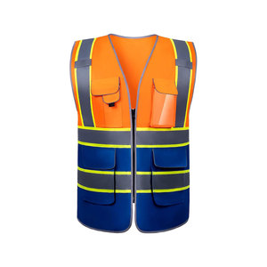 Gilet de sécurité avec logo personnalisé et bandes réfléchissantes - Product Image 2