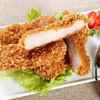 Prix de gros, certifié Halal, filet de poulet pané 100g, produits de volaille transformés