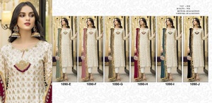 Traje de mujer para mujer, ropa informal, vestido musulmán para mujer, Salwar Kameez paquistaní con Dupatta, 3 uds. - Product Image 2