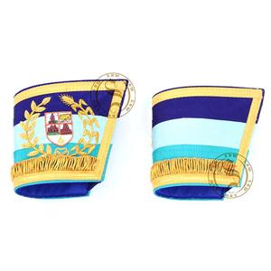 ผ้าพันข้อมือเครื่องราชกกุธภัณฑ์แบบดั้งเดิมปรับแต่งได้ผ้าปักสีและดีไซน์ตามสั่ง - Product Image 3