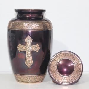 Urna Funeraria Metálica de Estilo Americano de Primera Calidad para Cenizas Humanas y de Mascotas, Personalizable, para Almacenamiento en el Hogar - Product Image 3