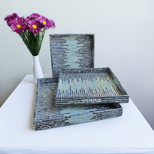 Luxury Vietnam <b>Lacquerware</b> Tray Classic Handmade Lacquer tray for Resort and Villa Decoration OEM Manufacturer - LT4002 - Product Image 2