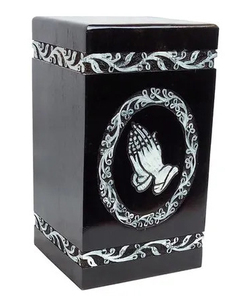Urnas de cremación de madera hechas a mano modernas para urnas funerarias y funerarias decorativas masculinas y femeninas a bajo precio - Product Image 1