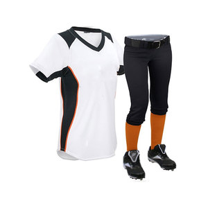 Vêtements de softball professionnels pour femmes, conçus pour les compétitions, avec un tissu respirant prêt pour le match - Product Image 1