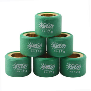 Rouleaux de poids CVT en laiton haute durabilité fabriqués à Taïwan par SUN Racing, 20x15mm 17G, neufs pour scooter SKYDRIVE125/CLICK125 I/PCX (6 - Product Image 1