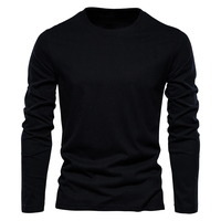 T-shirts à manches longues pour hommes en coton 100% sur mesure Ville Sports, respirants, écologiques, de haute qualité, séchage rapide, décontractés pour le printemps