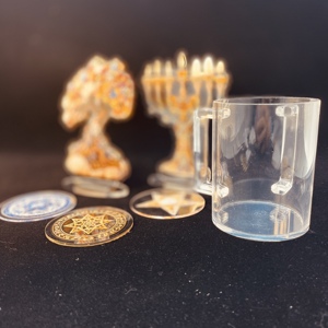 Posavasos con logotipo acrílico personalizado Elegante y funcional con claridad elegante Eleva su presencia de marca - Product Image 4