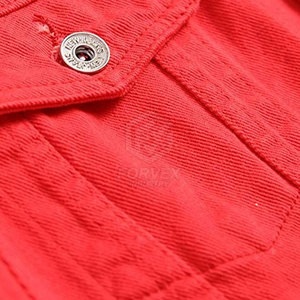 Vêtement de mode, veste en jean d'hiver pour homme, logo sur le devant, écologique, 100% coton, haute qualité, vente chaude - Product Image 5