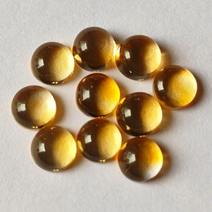 หินควอทซ์ซิทรินธรรมชาติ4มม. แบนพลอยสีเหลืองตัดแบบหลวมๆผสมรูปทรงซิทรีนต่างๆ - Product Image 1