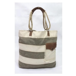 Venta al por mayor de logotipo de impresión personalizado barato reutilizable de compras 100% algodón orgánico correa ajustable mano con cremallera tiene bolsa certificada - Product Image 3