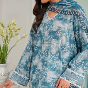 Vêtements de cérémonie, shalwar kameez pakistanais de luxe, shalwar kameez pakistanais prêt à porter, robe décontractée - Product Image 5