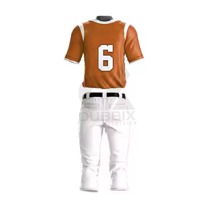 Uniforme de Béisbol Personalizado para Hombre, 100% Poliéster Antibacterial, de Alta Calidad y Bajo MOQ, con Logotipo Personalizado y Talla Personalizada - Product Image 5