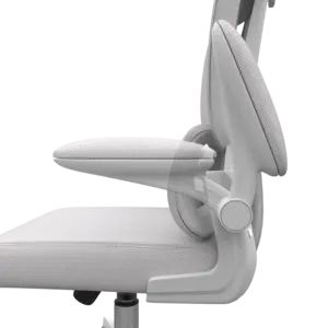 Silla de Oficina Ergonómica de Malla, Altura Ajustable, Diseño Moderno y Tradicional, PP, Aluminio, Hierro, Espuma, Tela, Silla Elevadora para Sala de Estar - Product Image 5