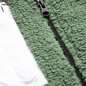 Custom Design Camouflage Formal Spring Coated <b>Sherpa</b> Polar Fleece Waterproof Windproof Breathable Bomber Jacket for <b>Men</b> - Product Image 6