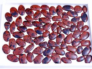 Mahogany <b>Obsidian</b> Mix Shape Free Size Smooth Cabochon Top Quality Crystal Stone Gemstones Best Quality Fine Product - Product Image 3