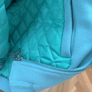 Veste de baseball personnalisée OEM Veste universitaire Letterman de baseball vintage à manches en cuir brodé d'un patch en chenille pour hommes - Product Image 4