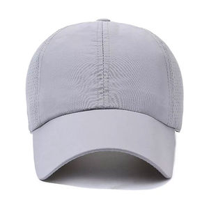 หมวกเบสบอลปรับได้หมวกปีกโค้งผ้าฝ้ายปักโลโก้ที่กำหนดเองขายส่ง OEM ป้องกันแสงแดด - Product Image 1