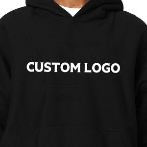 Personnalisé 500 gsm vintage vierge sans cordes Hoodies surdimensionné poids lourd recadrée Hoodies pulls molletonnés pour OEM - Product Image 2