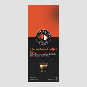 Intenso Ground Coffee 250g-Italian <strong>Espresso</strong> Arabica &amp; Robusta Blend <strong>Roasted</strong> Black Coffee - Product Image 3