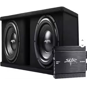 Sdr-2X12D4 audio authentique Top Original Dual 12 2400 Watt Loaded Ported Subwoofer Enclosure & Amplifiers - Product Image 5