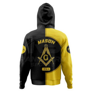 Sweat à capuche maçonnique décontracté pour homme, emblème maçonnique, sweat à capuche maçonnique pour homme, coton premium, sweat à capuche maçonnique - Product Image 2