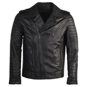 Veste en cuir respirante streetwear, veste en cuir grande taille, vêtements de mode, veste en cuir pour homme - Product Image 1