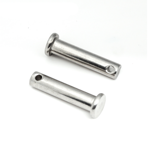 Goupille de centrage cylindrique à tête plate ronde en acier inoxydable 304 avec trou - Product Image 1