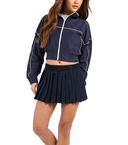 Chaqueta Cortavientos de Primera Calidad para Mujer, con Logotipo Personalizado Impreso, Impermeable, con Cremallera Completa, para Actividades al Aire Libre - Product Image 1