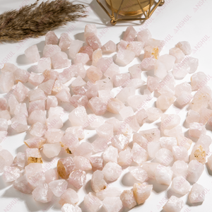 Wholesale Natural <b>Crystal</b> Rose Quartz Rough Rocks Eco-Friendly Semi-Precious Stones - Product Image 4
