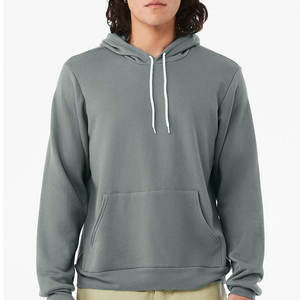 Sweat à capuche à manches longues à carreaux pour hommes - Product Image 2