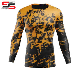 Hombres rash guard Spandex rash guard manga larga compresión rashguard para hombres sublimado impreso Top mejor calidad de moda - Product Image 3